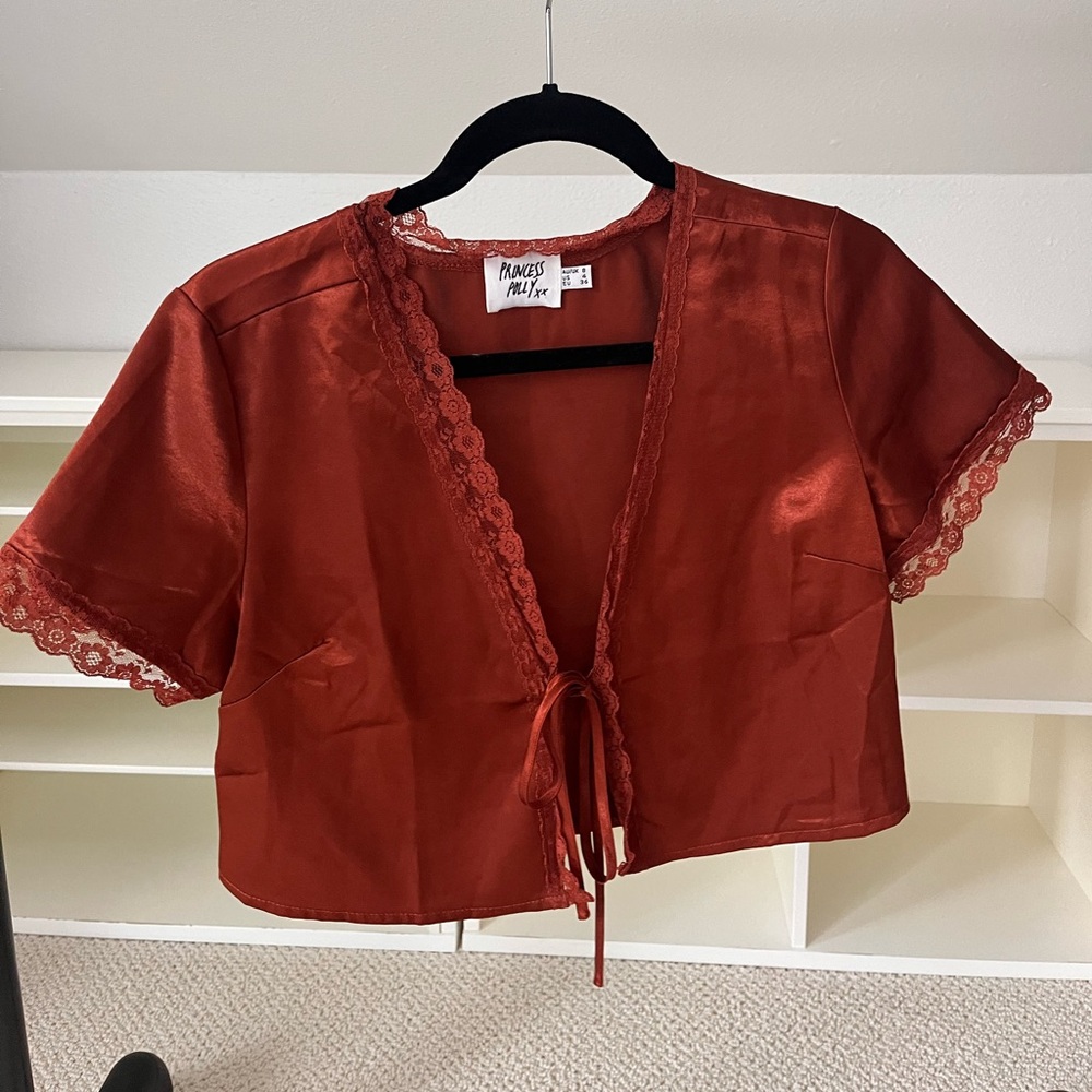 Princess Polly tie-front top
